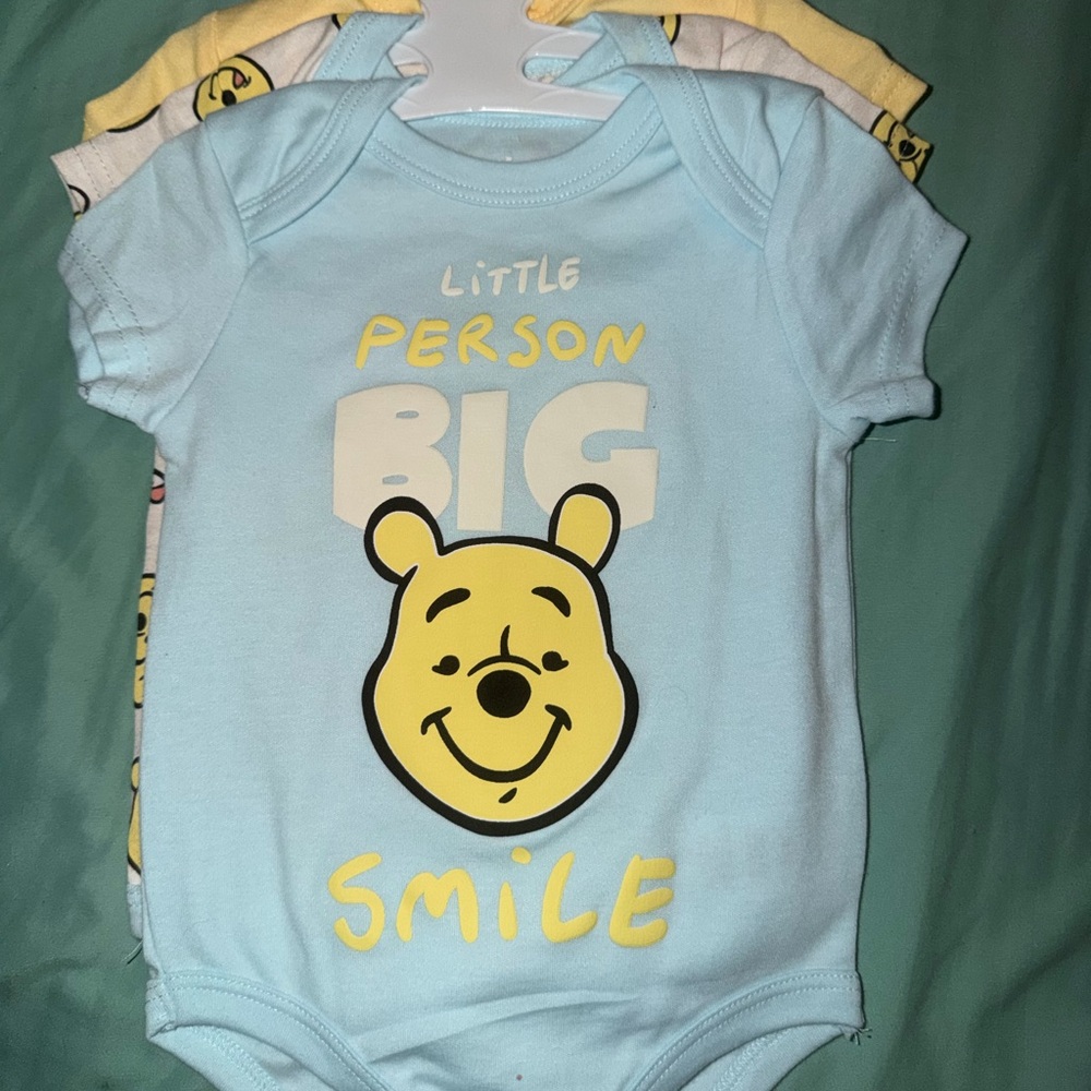 Disney Blue Winnie the Pooh Bodysuit